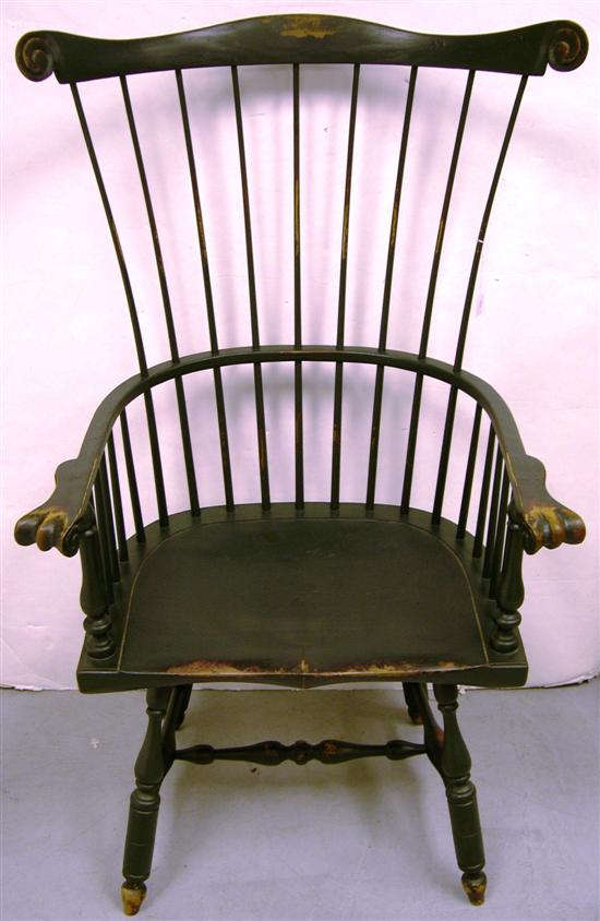 Windsor reproduction fanback armchair