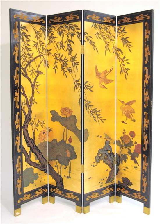 Four panel double sided Oriental 10ecb4