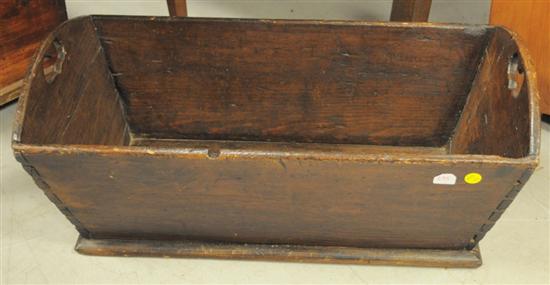 19th C dough box with canted sides 10ecfa