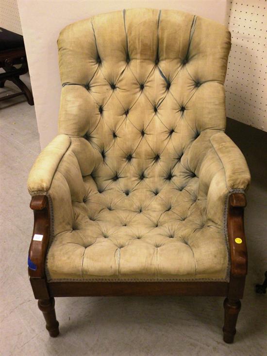 Victorian upholstered armchair 10ed11