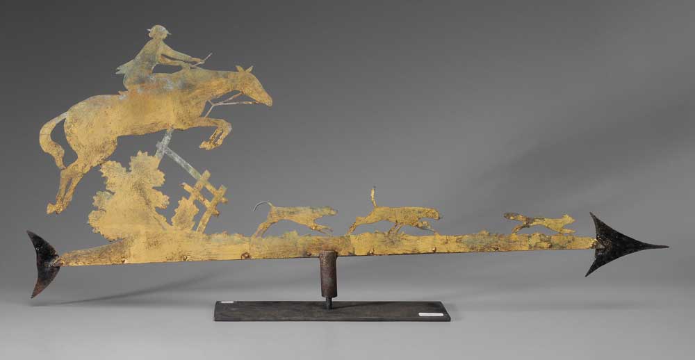 Weathervane With Horse, Hounds