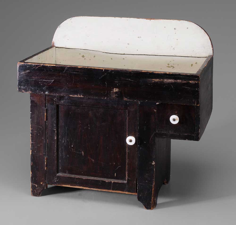 Grain Painted Miniature Dry Sink 10ed7a