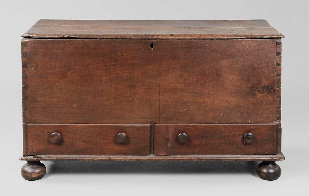Early Southern Walnut Blanket Chest