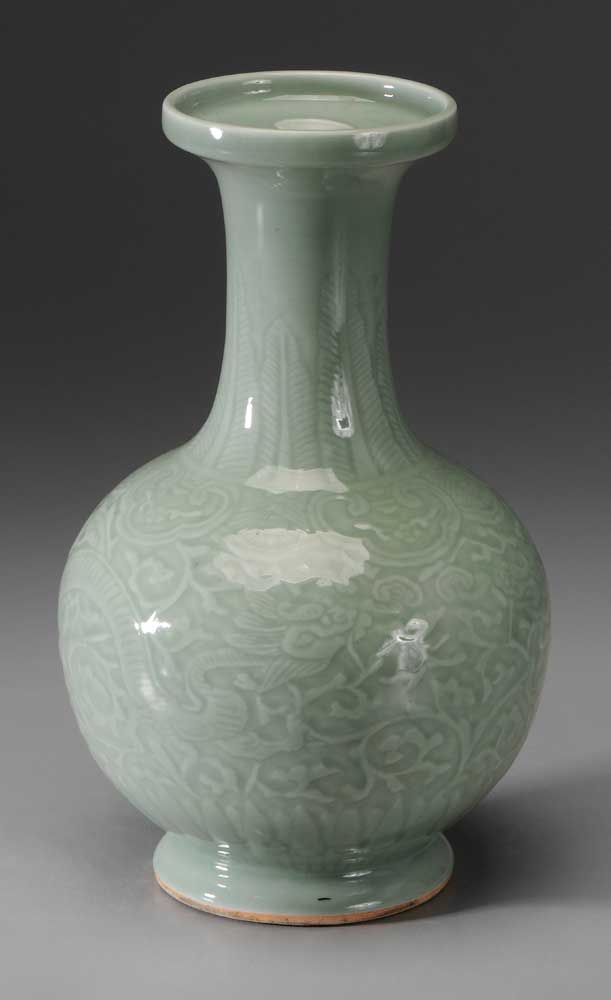 Celadon Porcelain Vase Chinese  10eed1