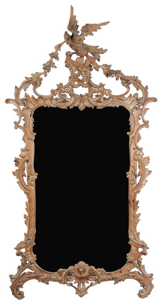 Chippendale Style Carved Mirror 10eefb