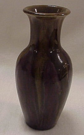 Rookwood vase 7 h drip glaze 10cb40