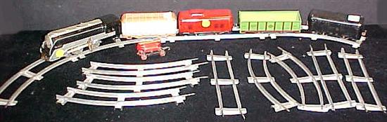 Hafner tin train set consisting 10cb83