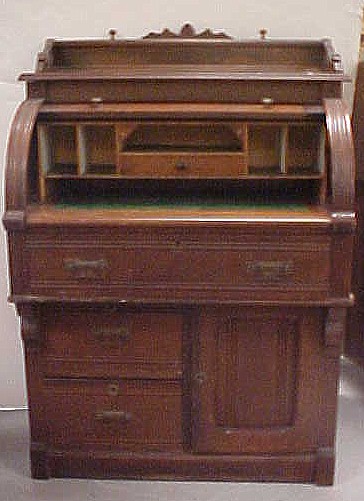 Cylinder Victorian mahogany desk 10cb8a