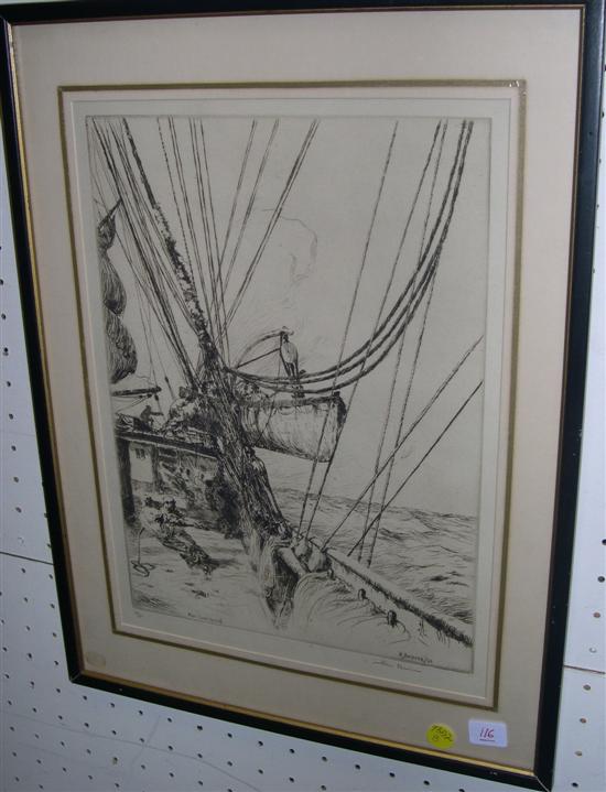 Arthur Briscoe 1873 1943 etching 10cbad