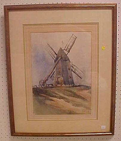 Unsigned watercolor of ''Nantucket/Sept.