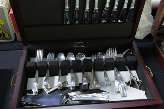 SET OF STERLING SILVER FLATWARE  1102a7