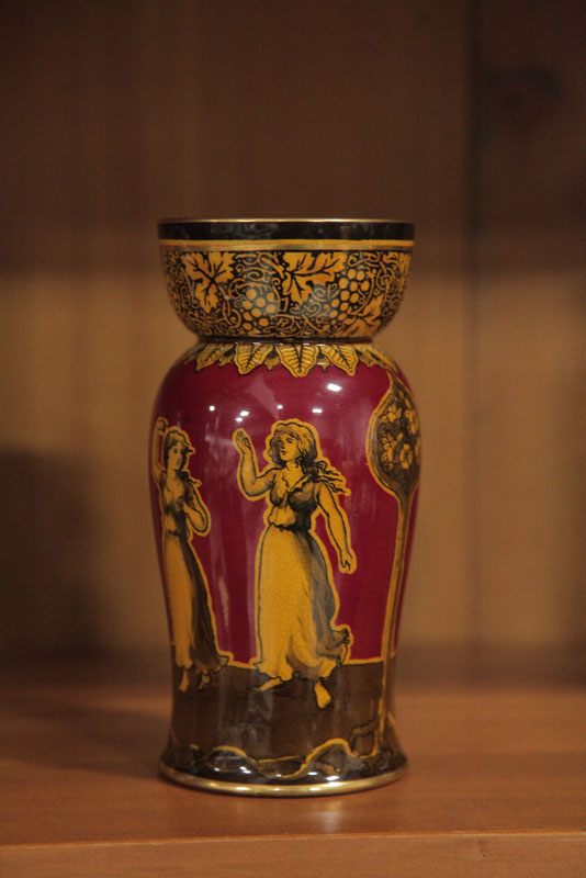 ROYAL DOULTON VASE. Morrisian vase