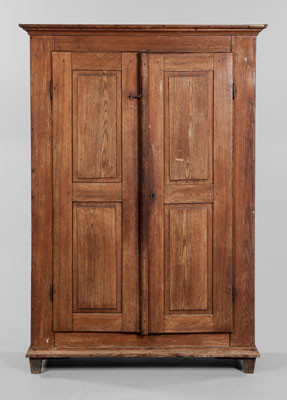 Paneled Two-Door Cupboard American,