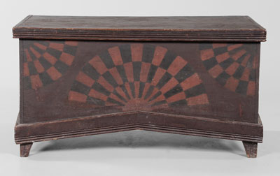 Fine Federal Paint-Decorated Chest