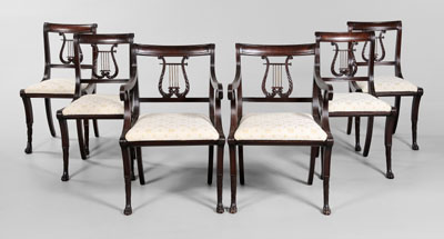 Set of Six Phyfe Style Dining Chairs