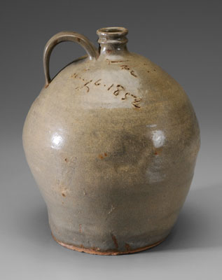 Edgefield Incised Stoneware Dave Jug