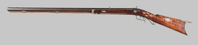 Brass-Mounted Percussion Rifle