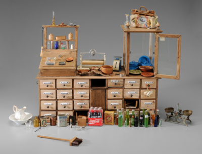 Miniature Desk, Spice Cabinet,