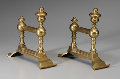 Pair Brass Tool Rests American