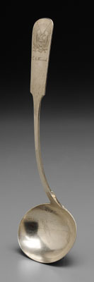 American Coin Silver Ladle probably