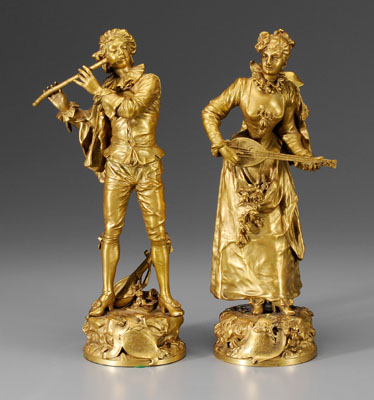Pair Gaudez Bronzes (Adrien Etiénne