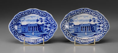 Rare Savannah Blue Transfer Plates 110e98