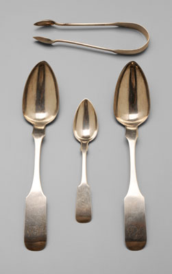 Southern Coin Silver Flatware Charleston,