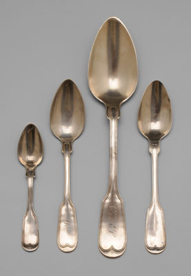 James Conning Coin Silver Spoons