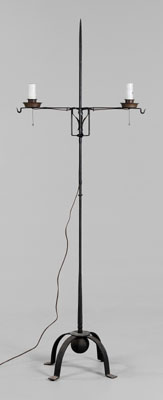 Wrought Iron Floor Lamp American,