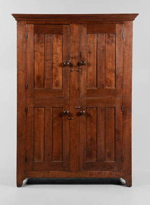 Paneled Walnut Cupboard North Carolina,