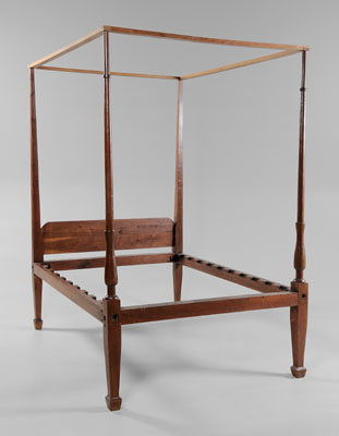 Early American Walnut Four-Poster