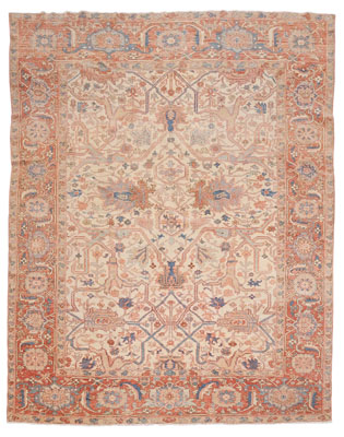Sultanabad Style Rug modern repeating 110fc1