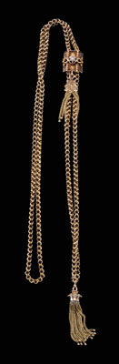 Victorian Gold Chain Slide double link 110ff0