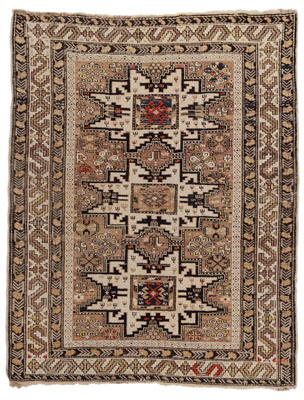 Shirvan Rug, Caucasian, finely