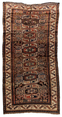 Kazak Rug Caucasian six central 111039