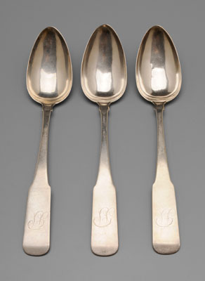 Dumoutet Coin Silver Spoons American  111034