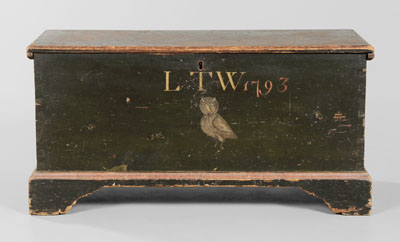 American Paint Decorated Chest 111035