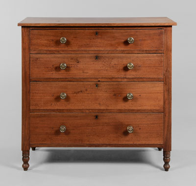 Southern Federal Walnut Chest attributed 11105d