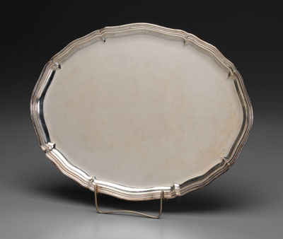 German Silver Tray late 19th early 111070