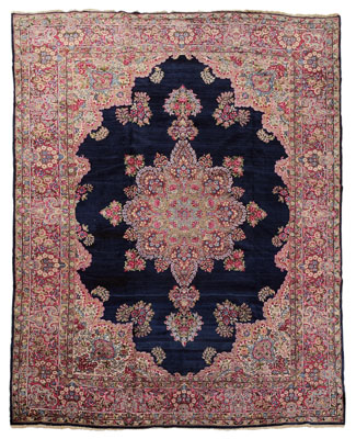 Kerman Rug Persian elaborate central 11108b