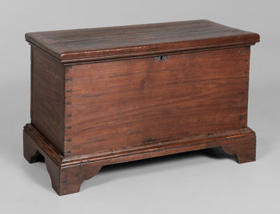 Southern Chippendale Walnut Chest 1110aa