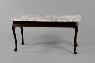 Queen Anne Mahogany Slab Table 1110a4