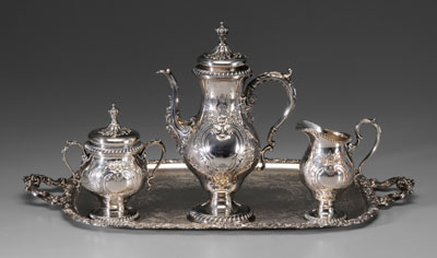 Silver Plated Coffee Service American  1110ce