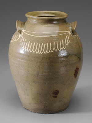 Edgefield Decorated Jar South Carolina  1110d4