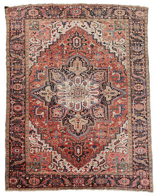 Heriz Carpet Persian 20th century  1110de