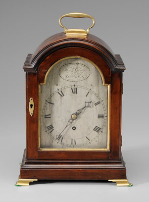 George III Mahogany Bracket Clock late