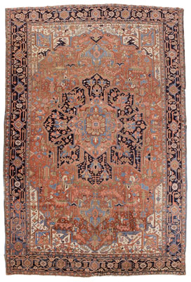 Heriz Carpet Persian mid 20th 11110a