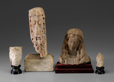 Four Sculptural Fragments head 11113e