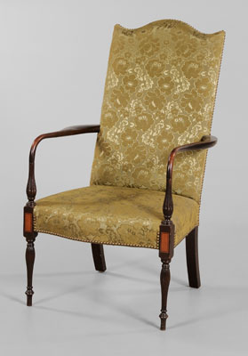 Federal Style Inlaid Lolling Chair 111138