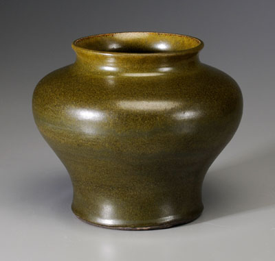 Teadust-Glazed Porcelain Jar Chinese,